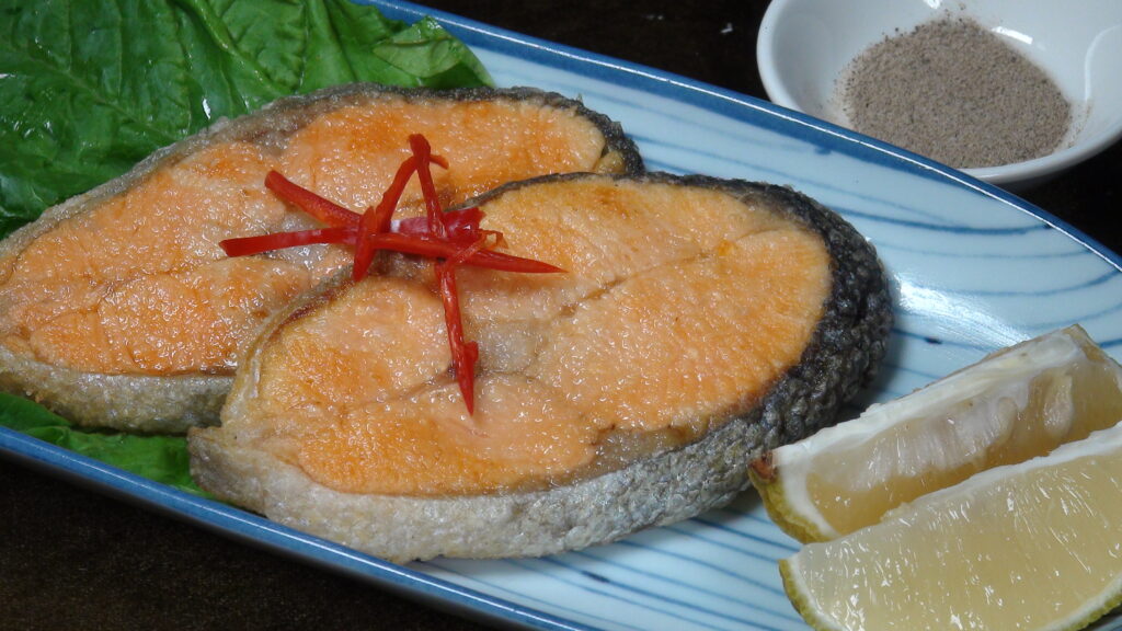 煎香鮭魚(小)